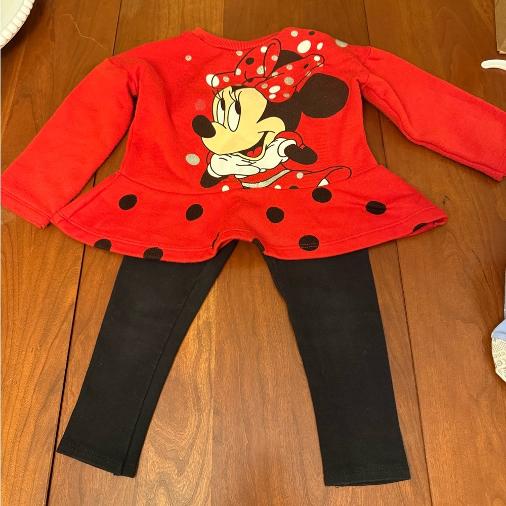 Disney Junior Minnie Red and Black Outfit
